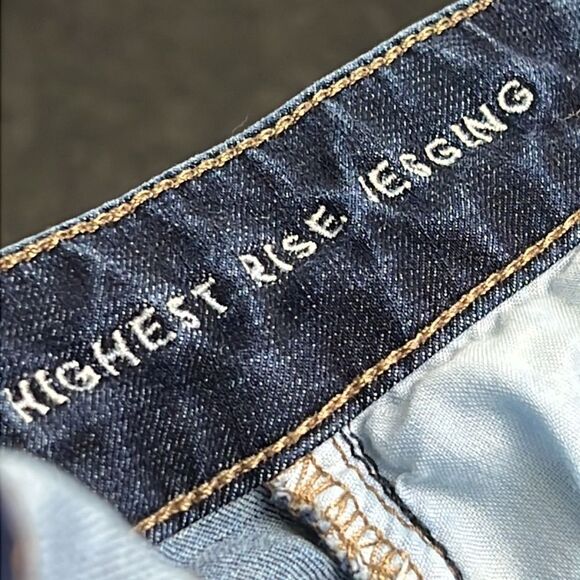 American Eagle ladies next level stretch Hi-rise Jeggings jeans size 6 Long - Picture 8 of 11